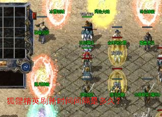 狐狸精英刷新时间间隔是多久? 狐狸精英刷新时间间隔是多久?