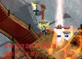 如何高效击败传奇封魔城郊外的半兽壮士? 如何高效击败传奇封魔城郊外的半兽壮士?