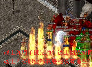 սʿ��ε�����ʦ����ʿ��ս��ο���սʿ����ְҵPK��ʤ�ؾ�����Щ��