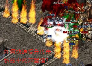 如何快速提升传奇私服中的声望值? 如何快速提升传奇私服中的声望值?