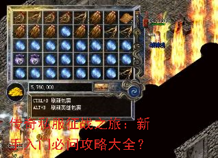 传奇私服征战之旅:新手入门必问攻略大全? 传奇私服征战之旅:新手入门必问攻略大全?