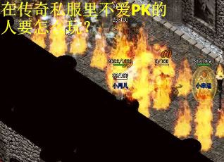 在传奇私服里不爱PK的人要怎么玩？