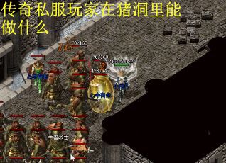 传奇私服玩家在猪洞里能做什么
