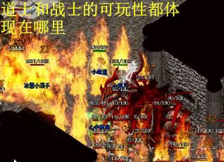 道士和战士的可玩性都体现在哪里