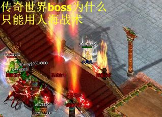 传奇世界boss为什么只能用人海战术