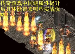 传奇游戏中闪避属性提升后具体能带来哪些实战优势？