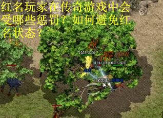 红名玩家在传奇游戏中会受哪些惩罚？如何避免红名状态？