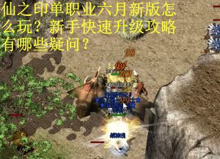 仙之印单职业六月新版怎么玩？新手快速升级攻略有哪些疑问？