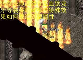 传奇法师武器骨玉血饮龙牙等装备暗藏哪些特殊效果如何激活隐藏属性