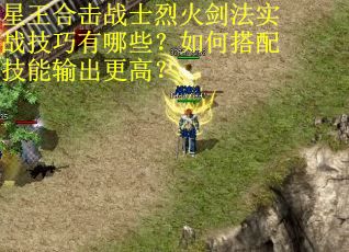 星王合击战士烈火剑法实战技巧有哪些？如何搭配技能输出更高？