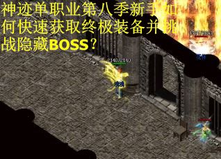 神迹单职业第八季新手如何快速获取终极装备并挑战隐藏BOSS？